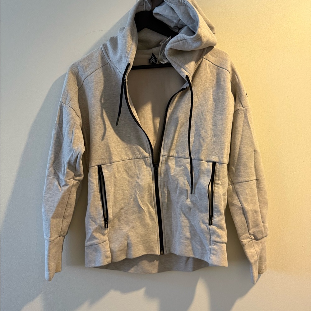 Adidas Gray Hoodie with Black Details